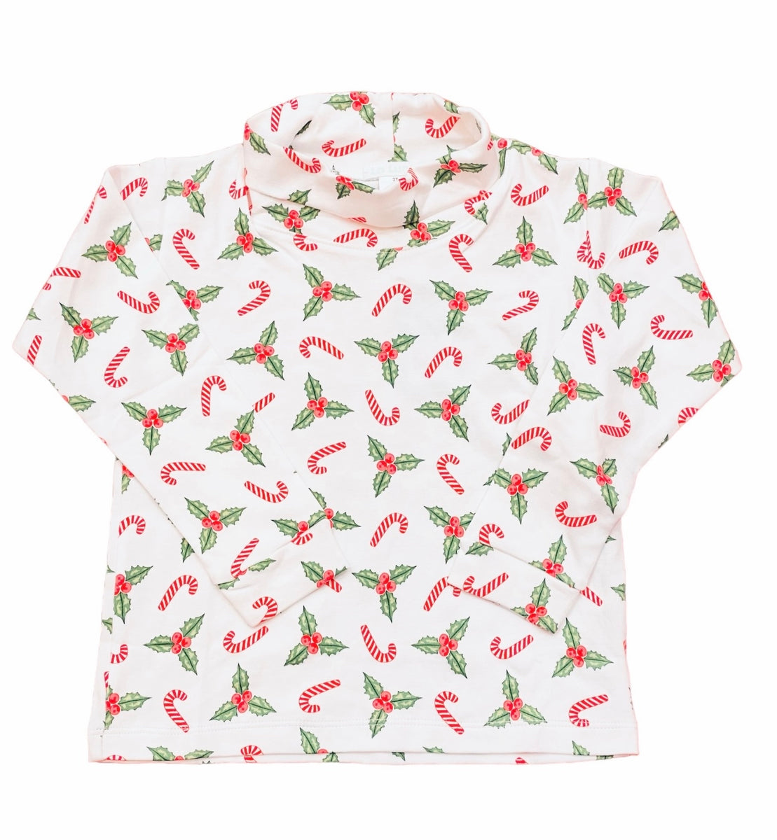 CANDY CANE AND HOLLY TURTLENECK (UNISEX) – MiMi Kids