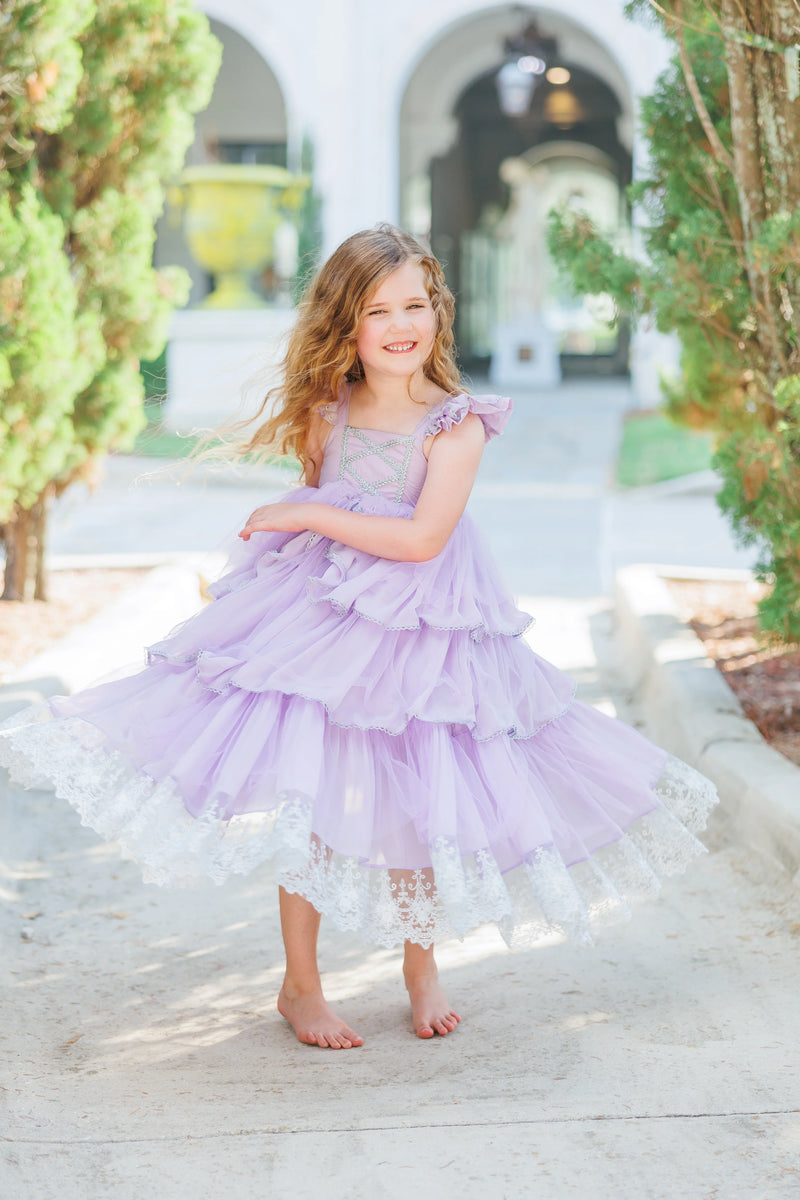 PURPLE PRINCESS DRESS – MiMi Kids