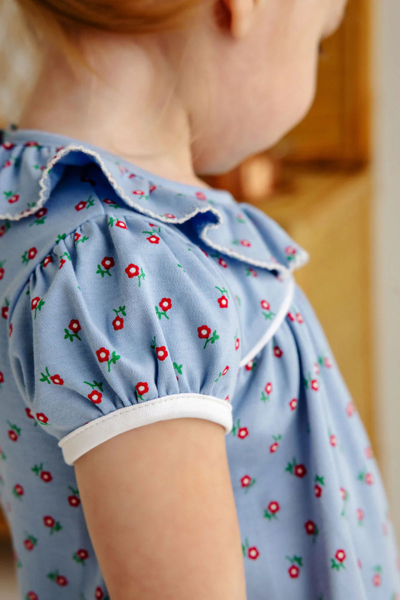 RAMONA RUFFLE COLLAR BUBBLE - BARRINGTON BLUE MIDWAY MICRO