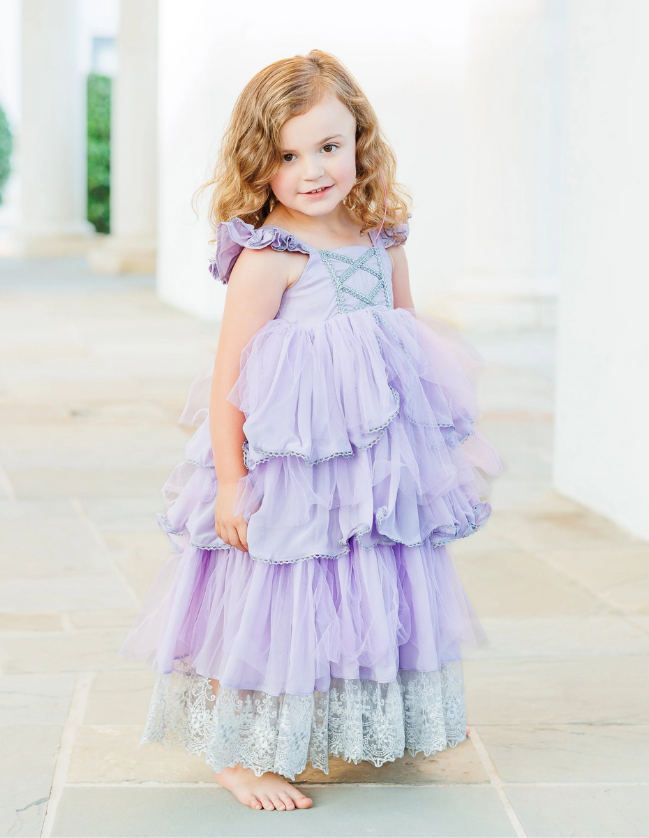 PURPLE PRINCESS DRESS  MiMi Kids