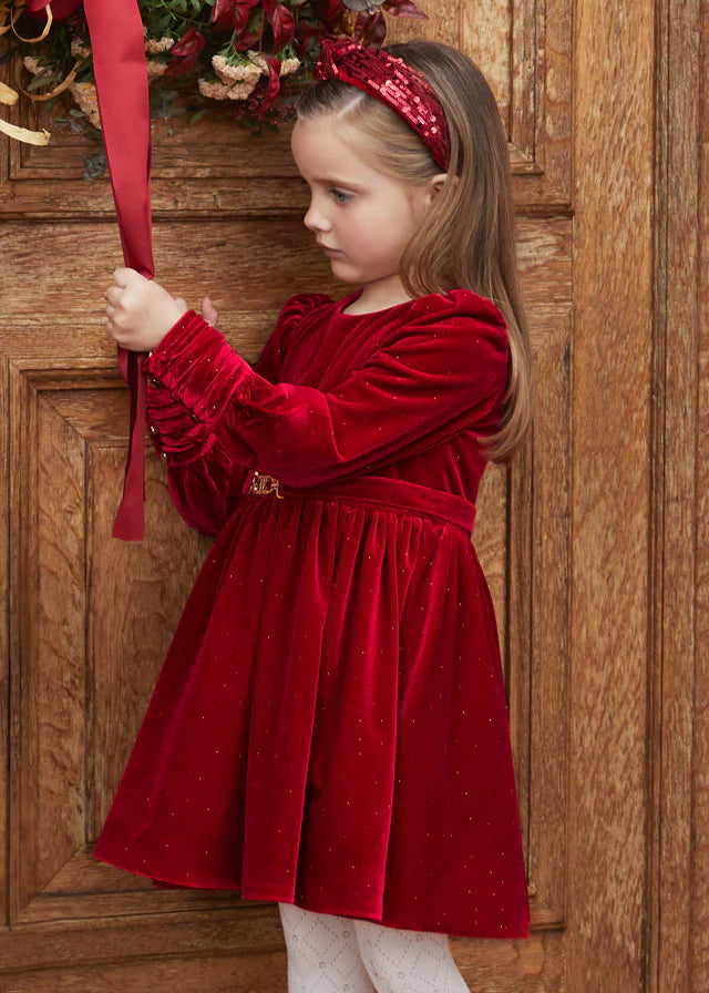 white christmas dresses Rosered Belle Vintage-Red Velvet Princesscore Fairytale Dress main image 1