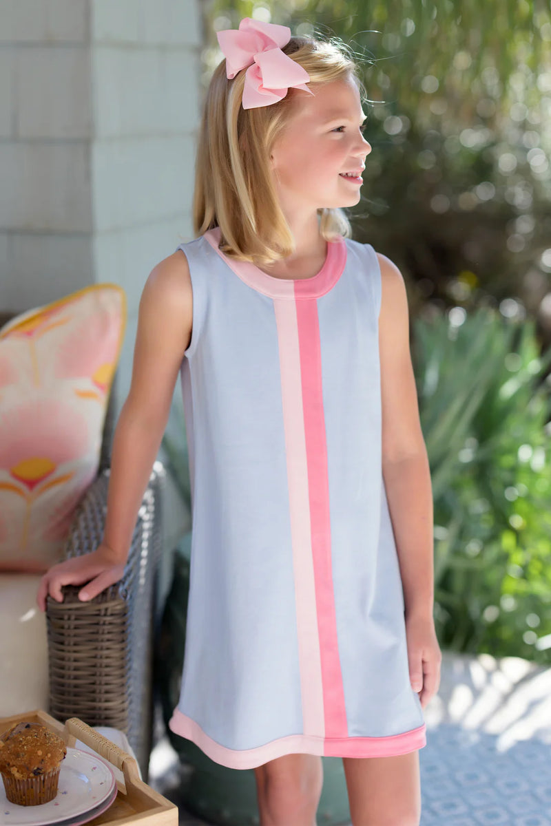 Penny's Play Dress - Merrimack Quack Quacks (Palm Beach Pink) with Hamptons Hot Pink
