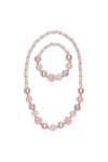 PINKY PEARL NECKLACE AND BRACLET SETS