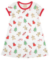 POLLY PLAY DRESS - SUGAR PLUM WITH RICHMOND RED