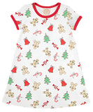 POLLY PLAY DRESS - SUGAR PLUM WITH RICHMOND RED