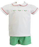 CAROL CHRISTMAS SHORT SET