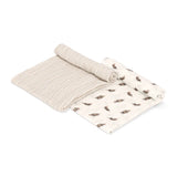 OTTER AND TAUPE WAVE SWADDLE SET