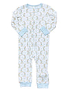 LA LUNA BUNNY PRINT BOY FOOTLESS PAJAMA