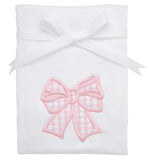 BOW APPLIQUE BURP - PINK