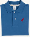 PRIM AND PROPER POLO WOOD BOAT BLUE WITH RICHMOND RED STORK