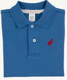 PRIM AND PROPER POLO WOOD BOAT BLUE WITH RICHMOND RED STORK