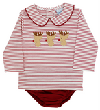 RUDY REINDEER - BOYS BLOOMER SET