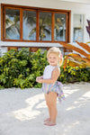 SALLY SUNSUIT - COLORED PENS PLAID WITH WORTH AVENUE WHITE