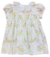 BICYCLE NO SMOCKED RUFFLE DRESS