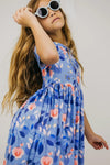 COUNTRY BLOOM SHORT SLEEVE POCKET TWIRL DRESS
