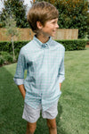 PERFORMANCE ROSCOE BUTTON DOWN SHIRT - KEYLIME