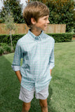 PERFORMANCE ROSCOE BUTTON DOWN SHIRT - KEYLIME