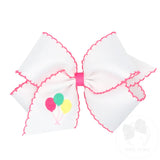 KING BIRTHDAY EMBROIDERED BOW