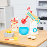 WOODEN MAKE-A-CAKE MIXER SET