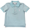 LIGHT BLUE SHORT SLEEVE POLO SHIRT