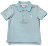 LIGHT BLUE SHORT SLEEVE POLO SHIRT