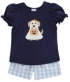 HAPPY HOWL - O - WEEN - BOYS SHORT SET