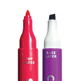 COLOR LAYERS DOUBLE ENDED LAYERING MARKERS - SET OF 8