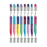 COLOR LAYERS DOUBLE ENDED LAYERING MARKERS - SET OF 8