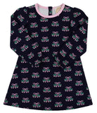 SADIE SWEATSHIRT DRESS - BELOVED BOWS WITH PIER PARTY PINK