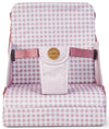 PORTABLE HIGH - CHAIR - PINK VICHY