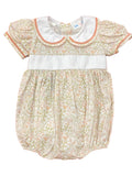LULU BEBE FLORAL BUBBLE WITH WHITE BELT