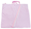 SEERSUCKER HANGING GARMET BAG - LIGHT PINK