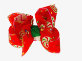 XL CHRISTMAS LOLLIPOP BOW