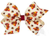 MEDIUM HARVEST - THEMED TURKEY PRINTED GROSGRAIN HAIR BOW