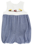 LITTLE DIGGERS - BOYS KNIT INFANT BUBBLE