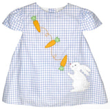 DRESS WITH EASTER APPLIQUES AND PETAL SLEEVE