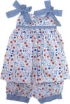 SHELLFISH PRINT GIRL SHORT SET