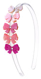 BOWS SHIMMER PINK HEADBAND
