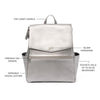 FRESHLY PICKED CLASSIC DIAPER BAG - GUNMETAL