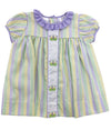 MOLLY STRIPED PRINT MARDI GRAS DRESS