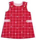 JANIE JUMPER - TORRINGTON TARTAN WITH PIER PARTY PINK