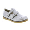 FOOTMATES DANIELLE DOUBLE STRAP MARY JANE SILVER