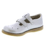 FOOTMATES DANIELLE DOUBLE STRAP MARY JANE SILVER