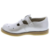 FOOTMATES DANIELLE DOUBLE STRAP MARY JANE SILVER