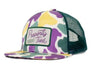 PROPERLY TIED BOYS SPORTSMAN TRUCKER HAT - MARDI GRAS CAMO