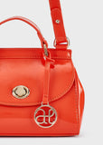 SATCHEL  BAG- BRIGHT ORANGE