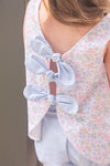 KINLEY BLOOMER AND RUFFLE SHORT SET - BLOSSOMS AND BOWS