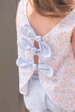 KINLEY BLOOMER AND RUFFLE SHORT SET - BLOSSOMS AND BOWS
