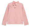 GIRL TURTLENECK WITH BOW TIE - PETAL