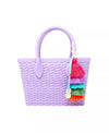 JELLY WEAVE TOTE BAG- LAVENDER